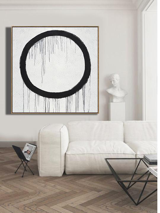Minimalist Drip Painting #DH28A - Click Image to Close